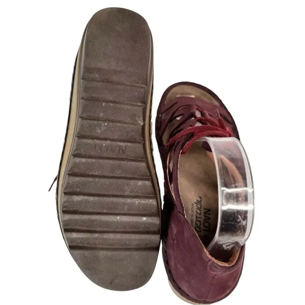 Naot yarrow burgundy